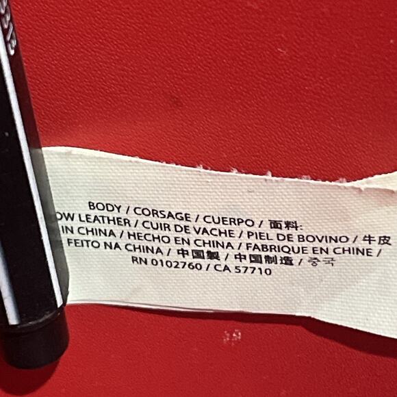 KATE SPADE Large Tote Pink Horizon Saffiano Leather Serrated Edge Pre-Loved - Picture 10 of 15